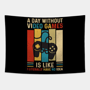 vintage video game designs Tapestry