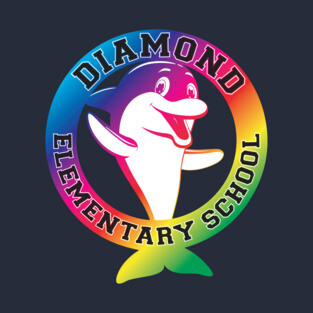Rainbow Diamond Dolphin T-Shirt