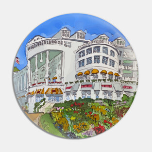 Grand Hotel in Mackinaw Island, Michigan Pin