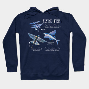 Animal Facts - Flying Fish Hoodie