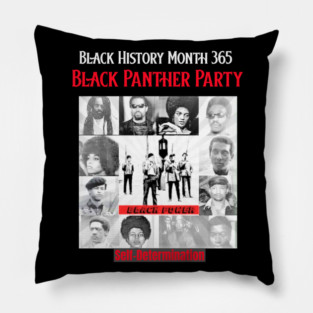 Black Panther Party Pillow