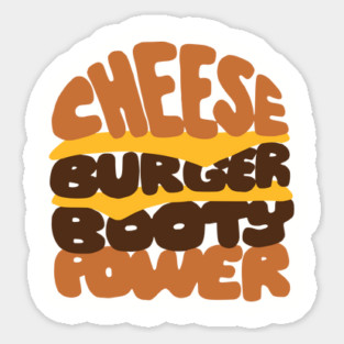 Cheeseburger Booty Power Magnet