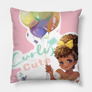 Curly n’ Cute 2 Pillow