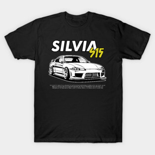 Silvia S15 (black print) T-Shirt