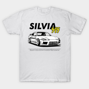 Silvia S15 (white print) T-Shirt