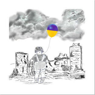 Support Ukraine Posters and Art