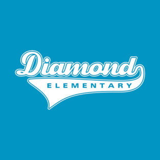 Classic Diamond Elementary Logo White T-Shirt