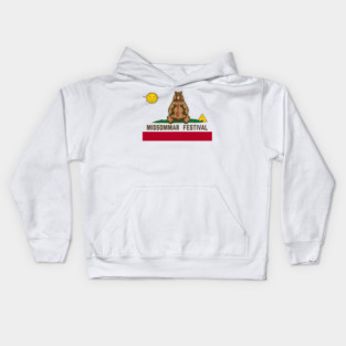 Midsommar Festival Flag Kids Hoodie