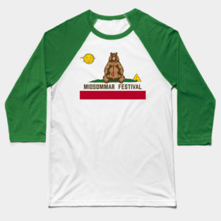 Midsommar Festival Flag Baseball T-Shirt