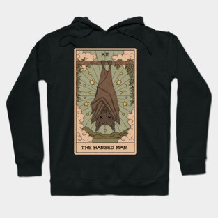 The Hanged Man - Bat Tarot Hoodie