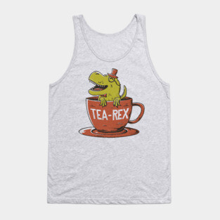 Tea-Rex - Cute Cup Dinosaur Gift Tank Top