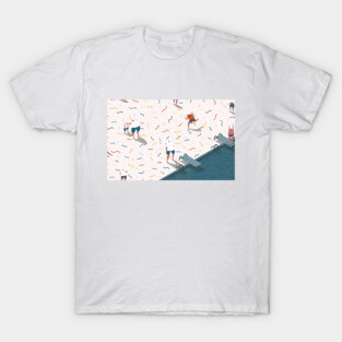 Running at the Swimming Pool T-Shirt