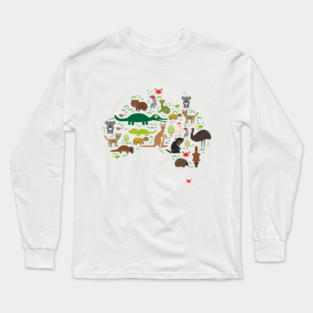 Australian Animals Long Sleeve T-Shirt