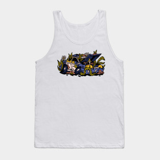 Abandoned Cop Car P R t shirt Tank Top
