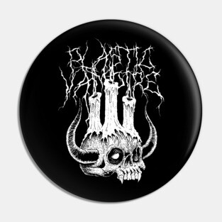 Death Metal Candle Pin