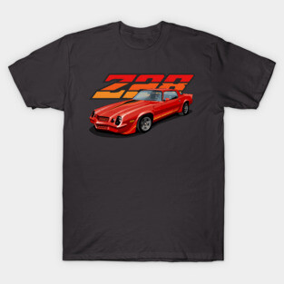 1981 Chevrolet Camaro Z28 in red T-Shirt