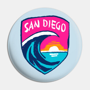 San Diego Waveeee FC 05 Pin