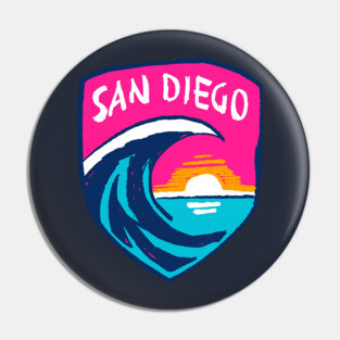 San Diego Waveeee FC 07 Pin
