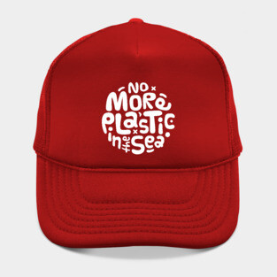 No More Plastic in the Sea Logo Hat