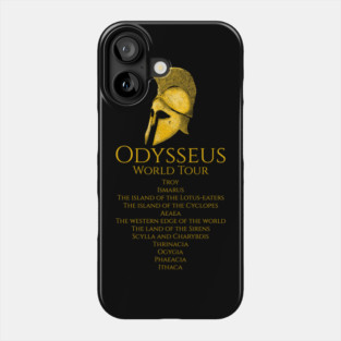 Odysseus World Tour - Ancient Greek Mythology Phone Case
