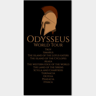 Ancient Greek Mythology - Odysseus World Tour Posters and Art