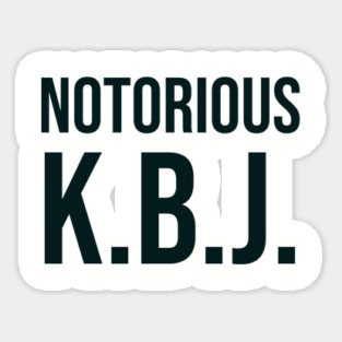 Ketanji Brown Jackson - Notorious KBJ Sticker
