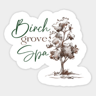 Birch Grove Spa Sticker