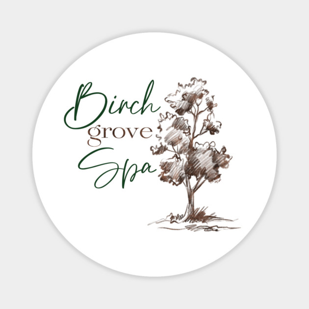 Birch Grove Spa Magnet by Stars Hollow Mercantile