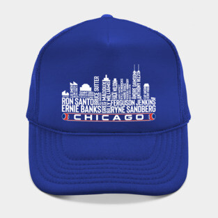 Chicago Baseball Team All Time Legends, Chicago City Skyline Hat