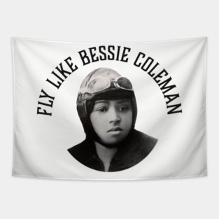 Fly Like Bessie Coleman | Black Woman | Black History Tapestry