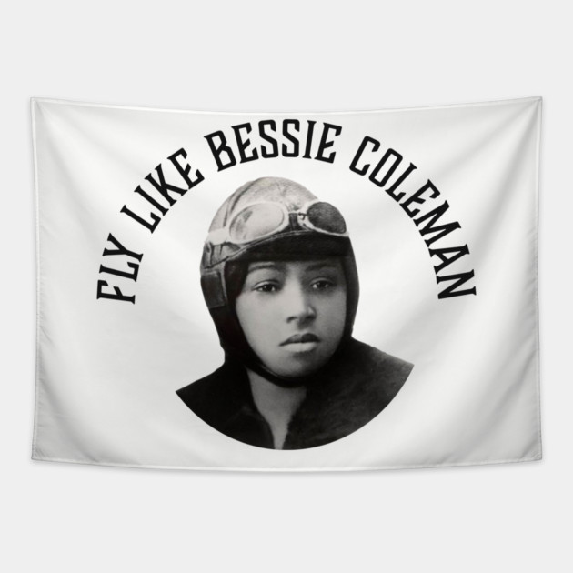 Fly Like Bessie Coleman | Black Woman | Black History Tapestry by UrbanLifeApparel
