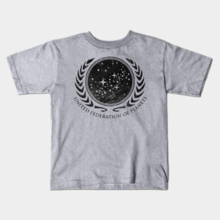 United Planets Vintage Black Kids T-Shirt