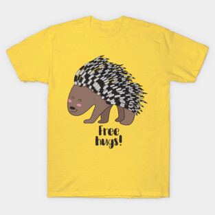 Free Hugs- Cute Porcupine T-Shirt