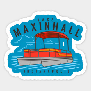 Lake Maxinhall Pontoon Season Sticker