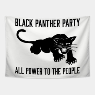The Black Panther Party, All Power To The People, Black History, Black Lives Matter Tapestry