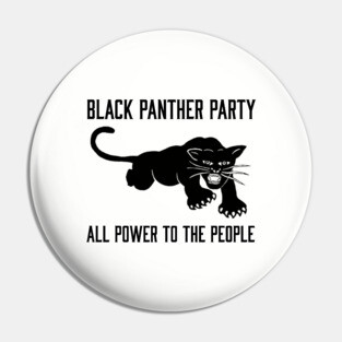The Black Panther Party, All Power To The People, Black History, Black Lives Matter Pin