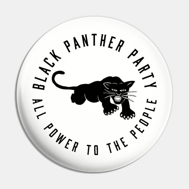 The Black Panther Party, All Power To The People, Black History, Black Lives Matter Pin by UrbanLifeApparel