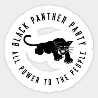 The Black Panther Party, All Power To The People, Black History, Black Lives Matter Sticker