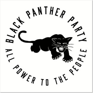 The Black Panther Party, All Power To The People, Black History, Black Lives Matter Posters and Art