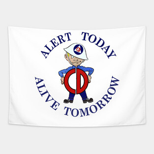 Civil Defense Tapestry