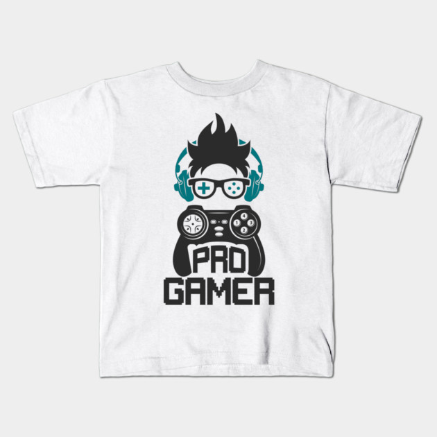 Pro Gamer Kids T-Shirt by DrollDrifter