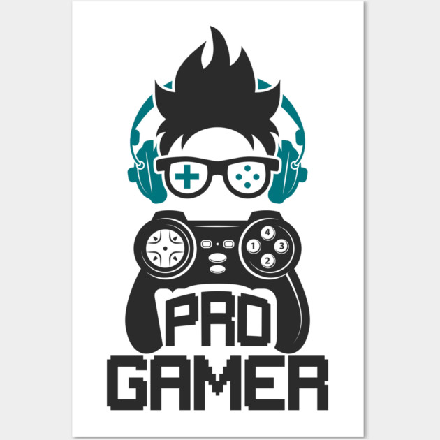 Pro Gamer Wall Art by DrollDrifter