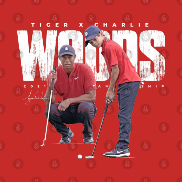 Tiger x Charlie Woods Tiger X Charlie Woods Golf Hat TeePublic
