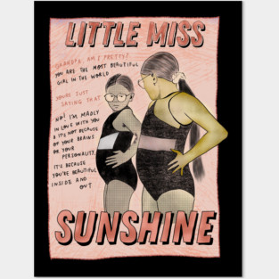 Little Miss sunshine writing Posters and Art