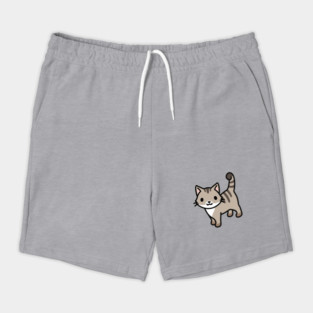 Gray Tabby Cat Shorts