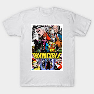 Invincible Poster Manga Style T-Shirt