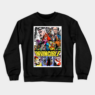 Invincible Poster Manga Style Crewneck Sweatshirt