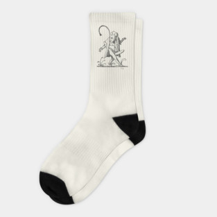 Grotesque #20 The Drolatic Dreams of Pantagruel (1565) Socks