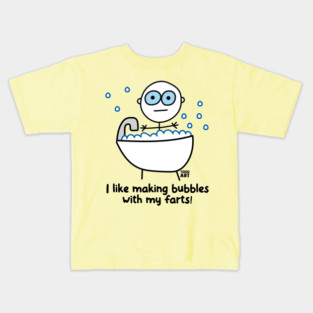 FART BUBBLES Kids T-Shirt