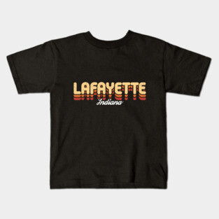 Retro Lafayette Indiana Kids T-Shirt